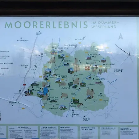 Kranich-Holzferienhaus 'Kleine Auszeit' Rehden Exterior foto